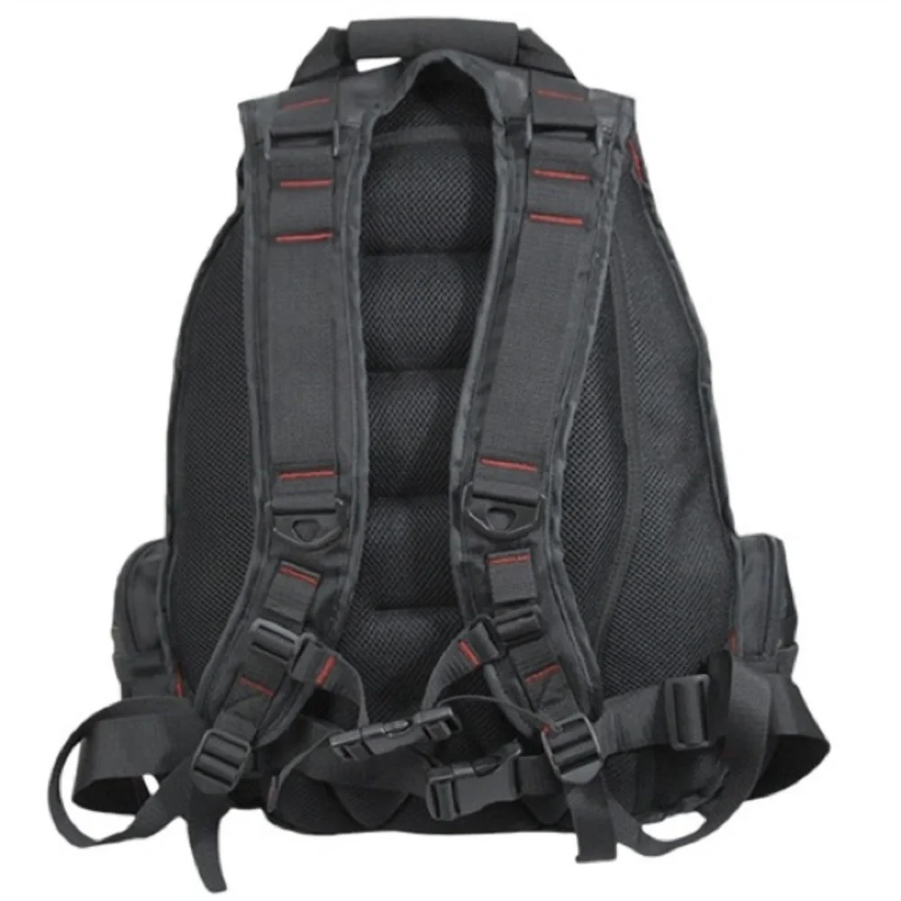 Flying Circle Black Backpack Mag Gear Book Camping Hiking‎ Recreational Bag